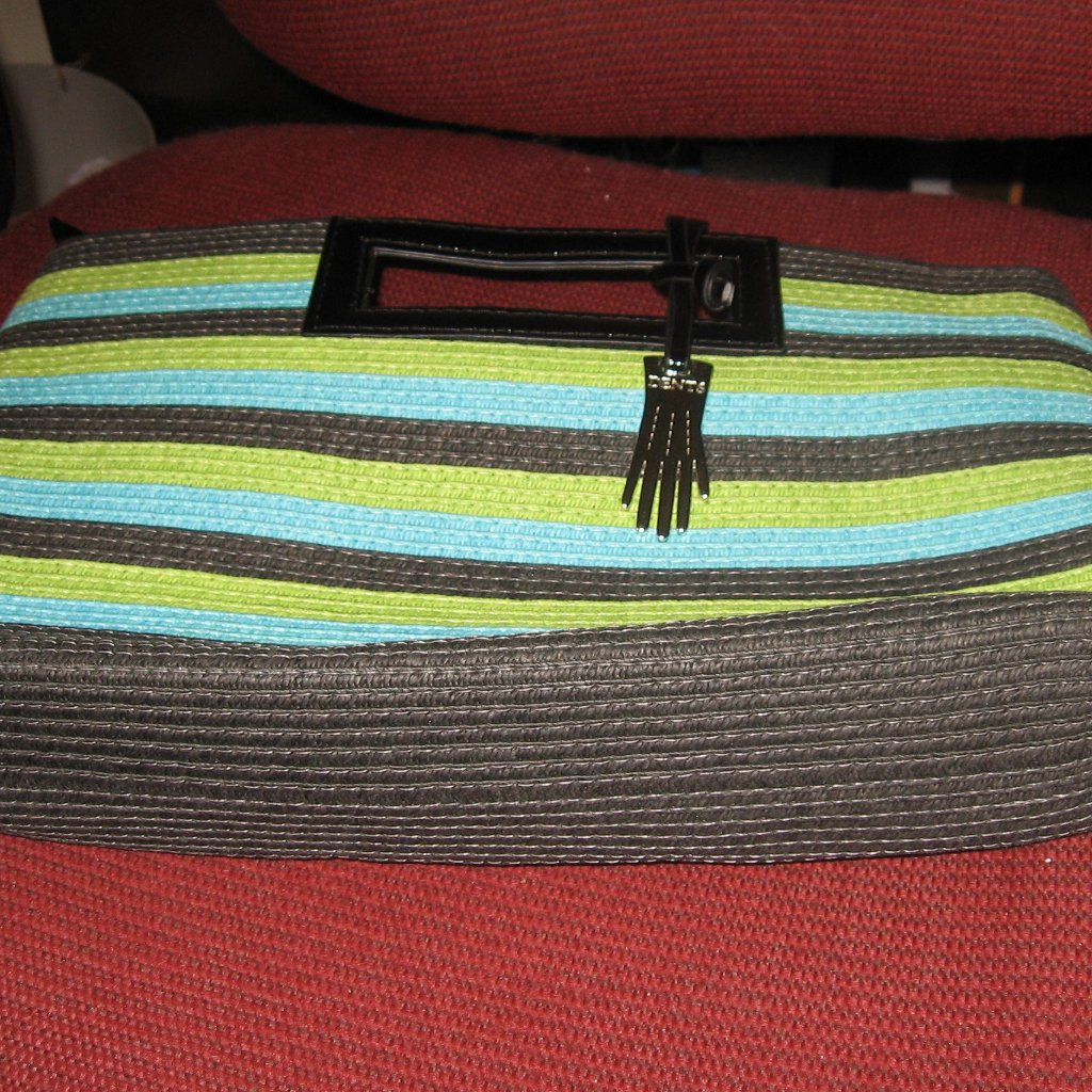 Vintage Dents Since 1777 Raffia Boho Shopper Bag Handbag Clutch +Hand Hangtag — image 4 of 8